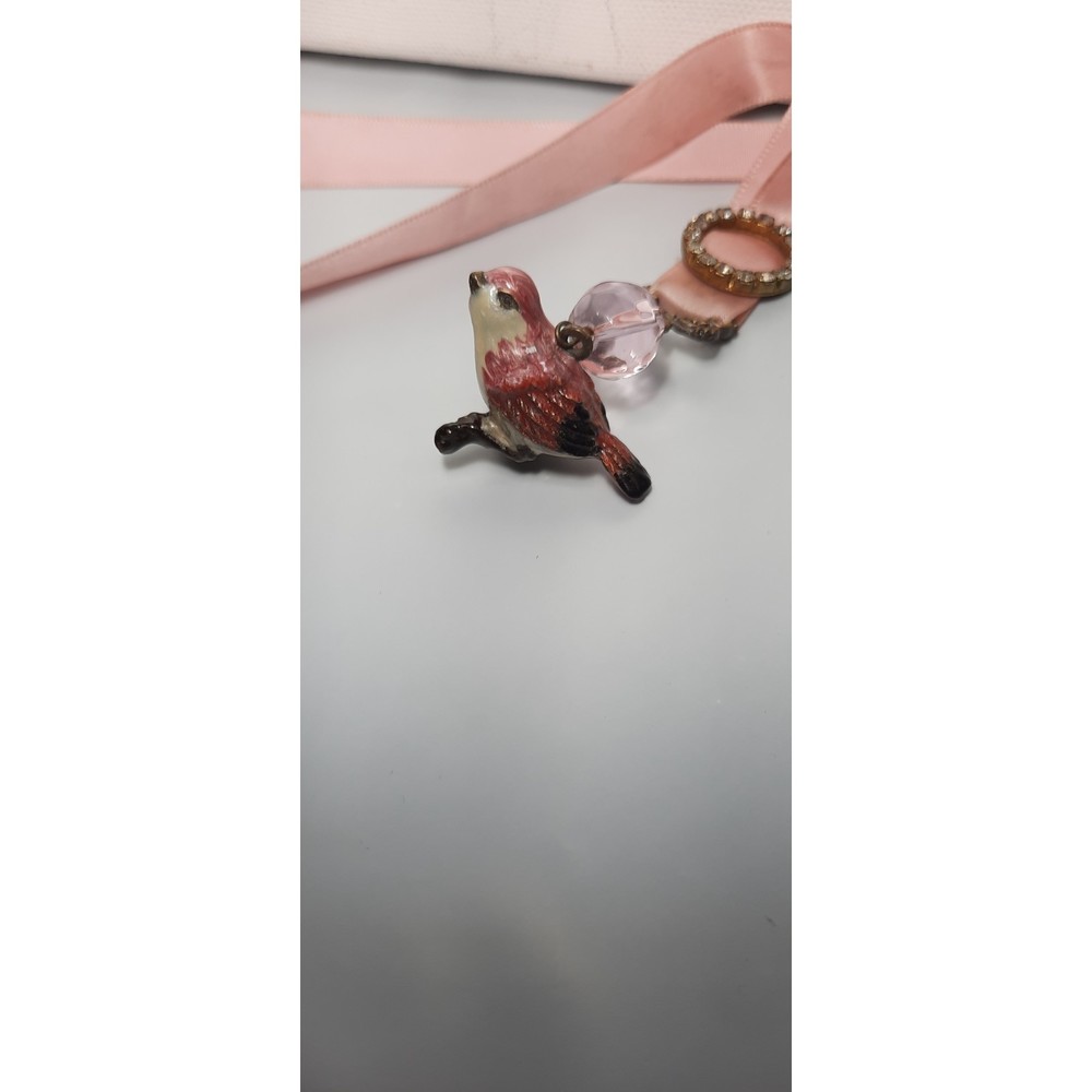 Nikky Design Bookmark Bird Rhinestone Pink - Picture 7 of 7